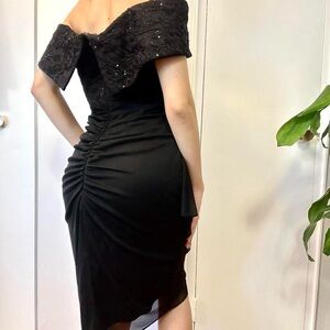 BaNites Off Shoulder Black Fancy Dress